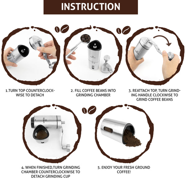 Wirsh D150B Electric Coffee Grinder User Manual