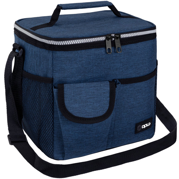 MIER Large Lunch Box for Men Insulated Lunch Bags, Dark Blue