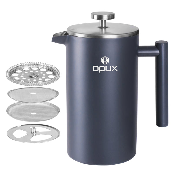 Stainless Steel Insulated French Press – OPUX