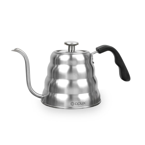 1pc Pour Over Coffee Kettle Gooseneck with Cover, Black Pour Over Coffee  Kettle Stainless Steel, Twine Handle, 600ml/20oz Coffee Kettle(Black)