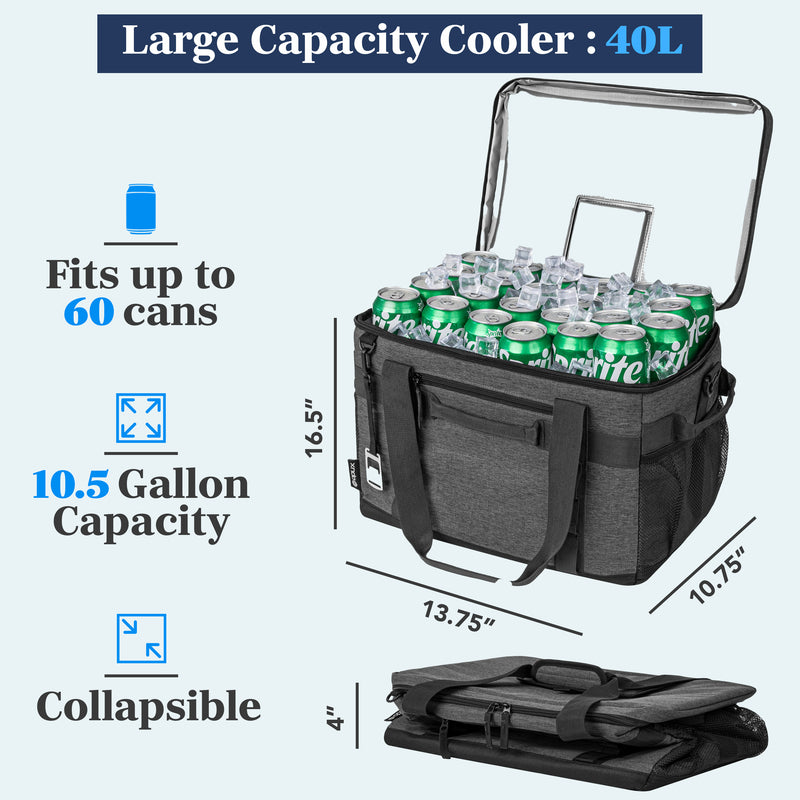 Large Leakproof Cooler Bag - 48/60 Cans