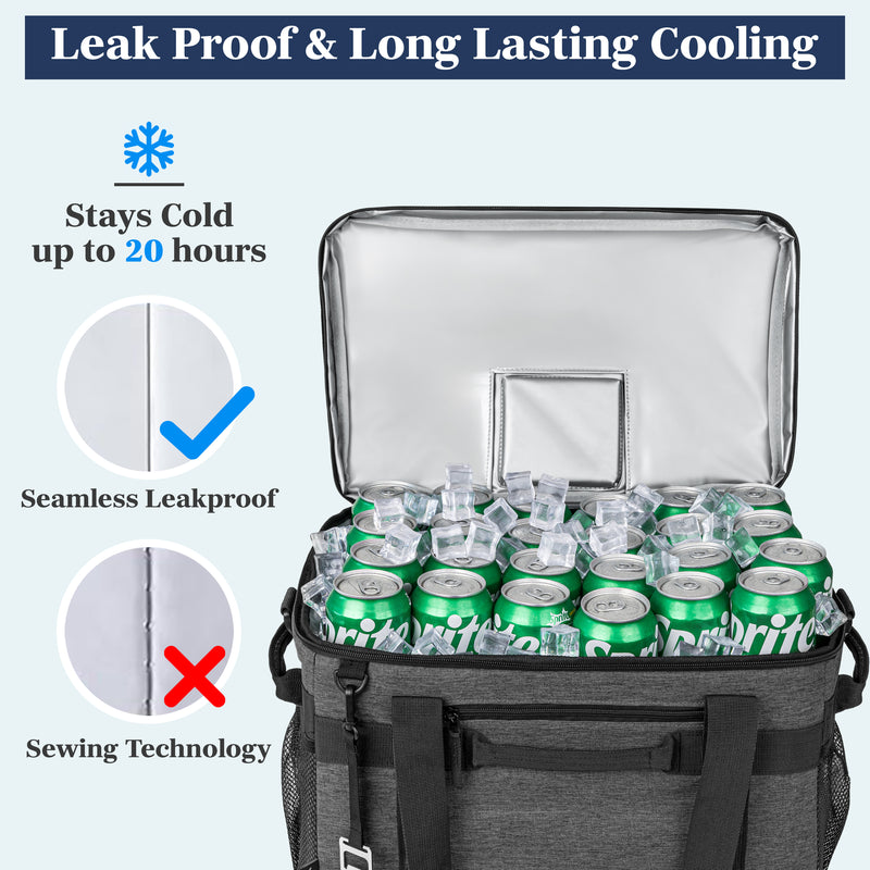 Large Leakproof Cooler Bag - 48/60 Cans