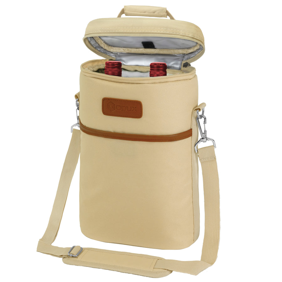Two Bottle Wine Carrier Bag – OPUX