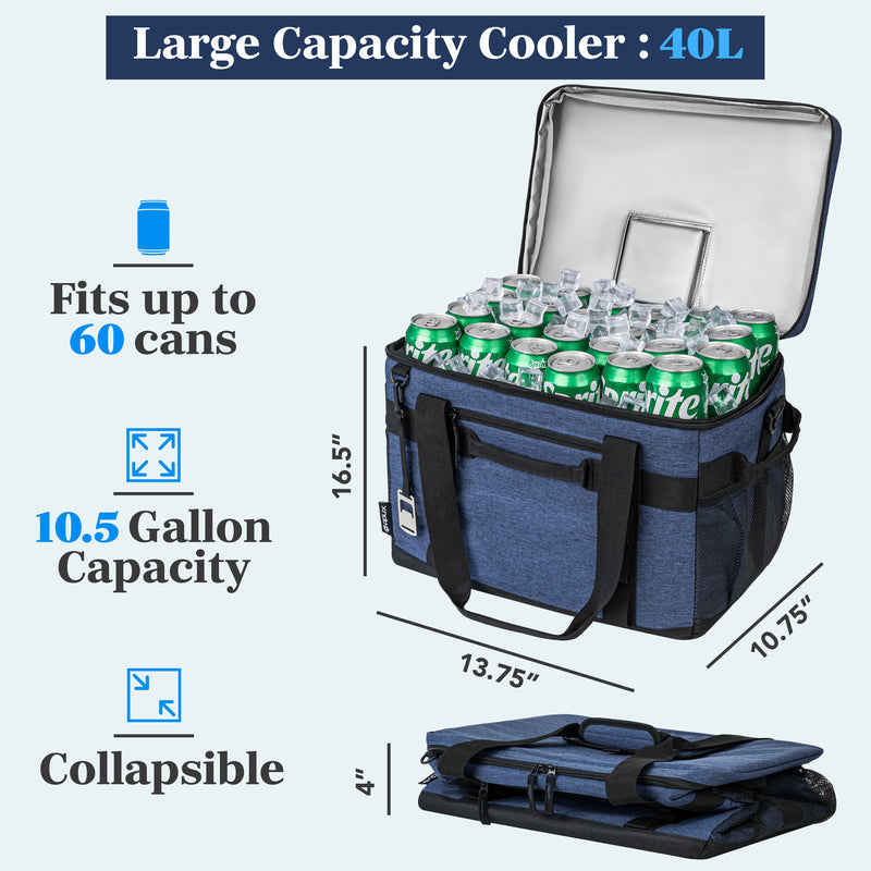 Large Leakproof Cooler Bag - 48/60 Cans