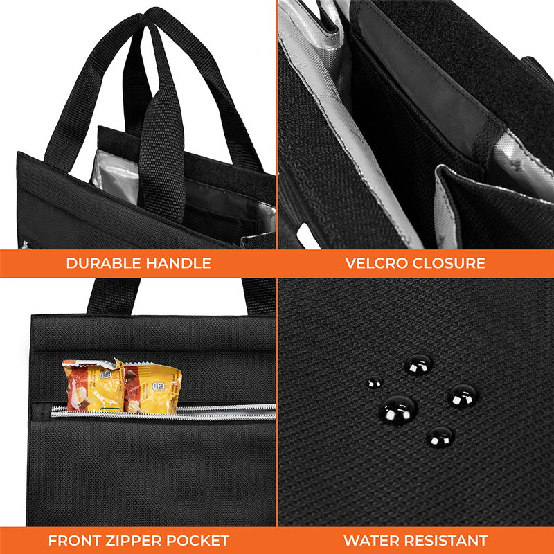 Velcro Closure Leakproof Lunch Bag - 12 Cans