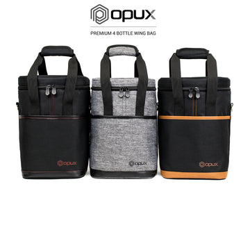 Buy OPUX Single Bottle Wine Tote Bag with Shoulder Strap - Insulated Padded  Thermal Wine Carrier Bag for One Bottle