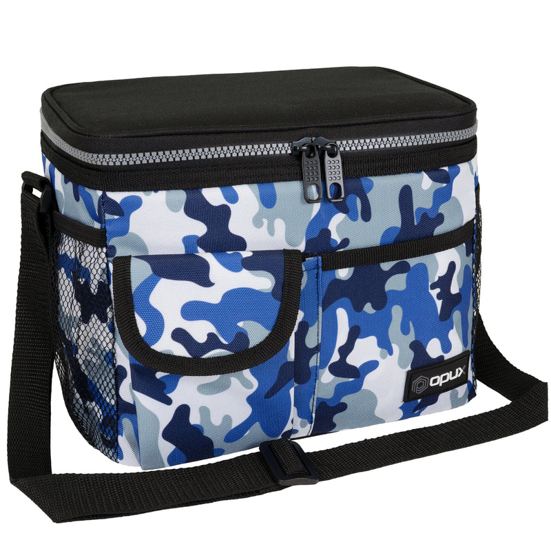 Classic Leakproof Insulated Lunch Box with Front Pocket - 14 Cans