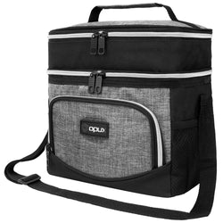 Dual Compartment Insulated Leakproof Lunch Box - 12 Cans