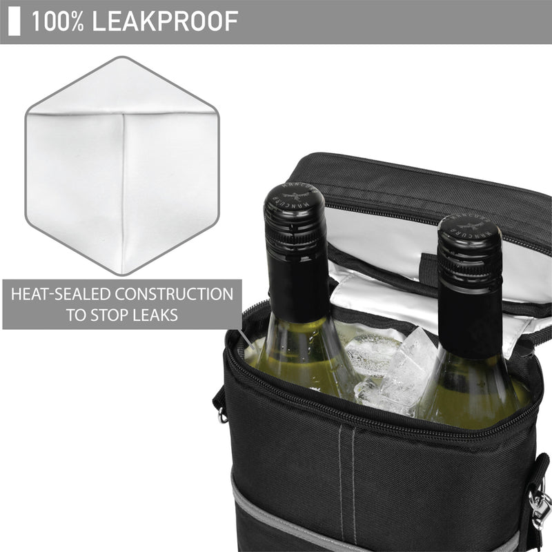 2 Bottle Wine Carrier Bag