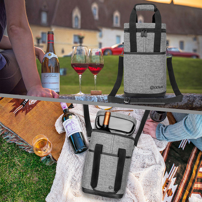 4 Bottle Wine Carrier Bag