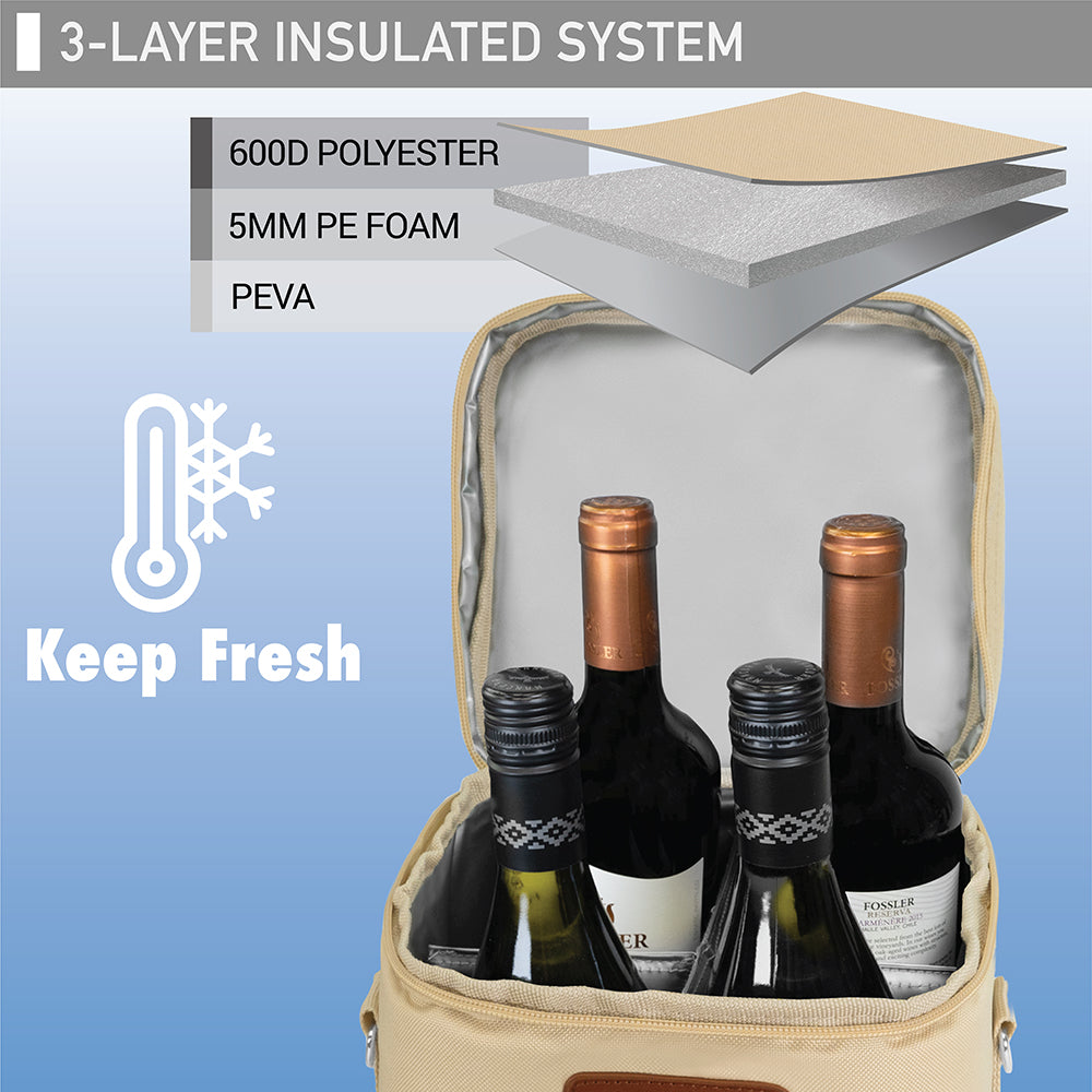 OPUX Wine Carrier Bag - Thumbnail 4