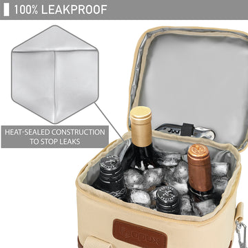 Epicureanist 1-Bottle Designer Wine Tote Bag in Black EP-DSNBG01 - The Home  Depot