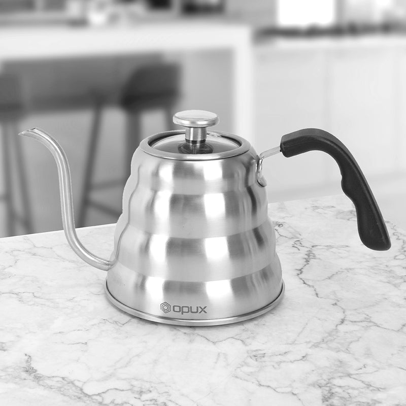 Pour Over Gooseneck Kettle with Thermometer 40 oz
